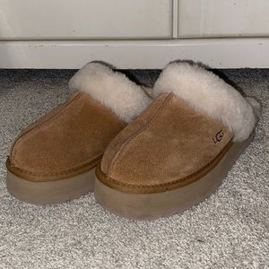 UGG Platform Slide on Slippers